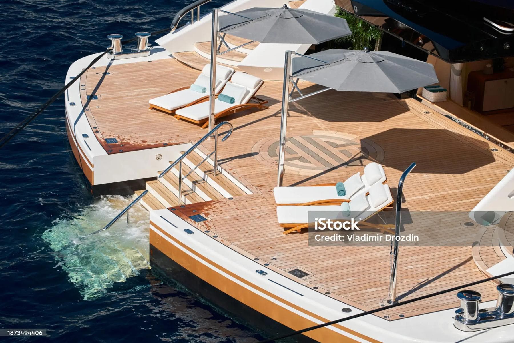 Beach club on board